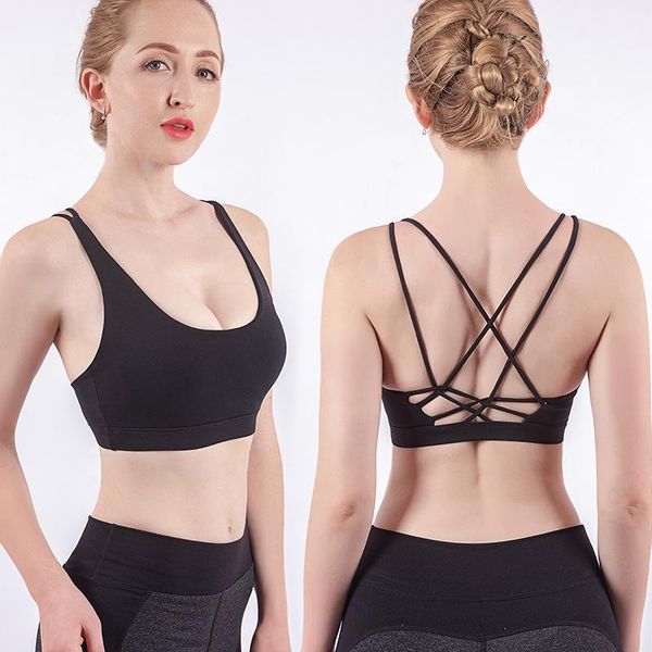 sports bras push up underwear hollow out yoga vest gym wear beauty back workout fitness running quick-dry elastic shockproof, White;black
sports bras push up underwear hollow out yoga vest gym wear beauty back workout fitness running quick-dry elastic shockproof, White;black