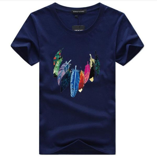 2021 summer mans short sleeve t shirt men feather printing men's t-shirt stretch colorful graphic solid t shirt male size 5xl, White;black
2021 summer mans short sleeve t shirt men feather printing men's t-shirt stretch colorful graphic solid t shirt male size 5xl, White;black