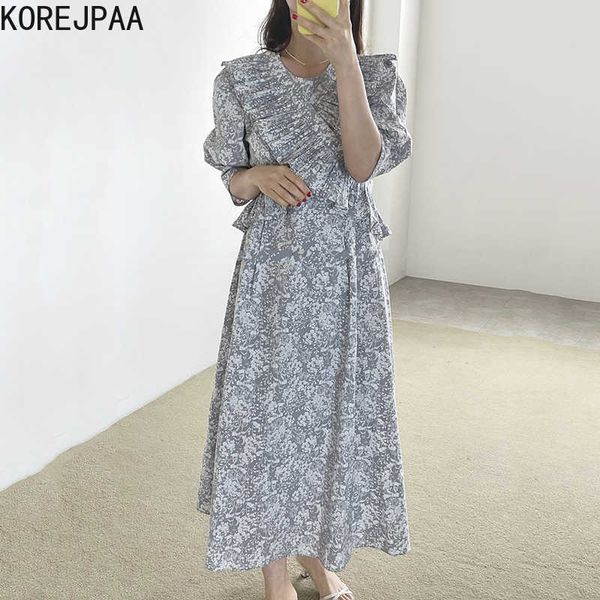 korejpaa women dress summer korean chic round neck detachable two-wear pleated ruffled lace-up waist puff sleeve vestidos 210526, Black;gray
korejpaa women dress summer korean chic round neck detachable two-wear pleated ruffled lace-up waist puff sleeve vestidos 210526, Black;gray