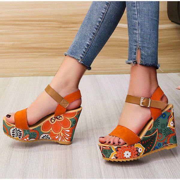 dress shoes 2021 women sandals printing slope heel high waterproof platform ladies ankle strap femaleround toe summer fashion colorful, Black
dress shoes 2021 women sandals printing slope heel high waterproof platform ladies ankle strap femaleround toe summer fashion colorful, Black