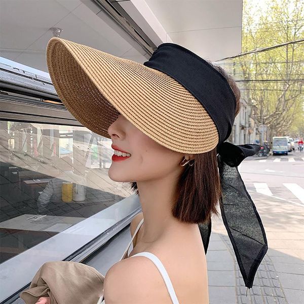 outdoor hats chamsgend women's summer female sun big brim classic bowknot sunscreen hat vacation sunshade beach cap, Black;white
outdoor hats chamsgend women's summer female sun big brim classic bowknot sunscreen hat vacation sunshade beach cap, Black;white