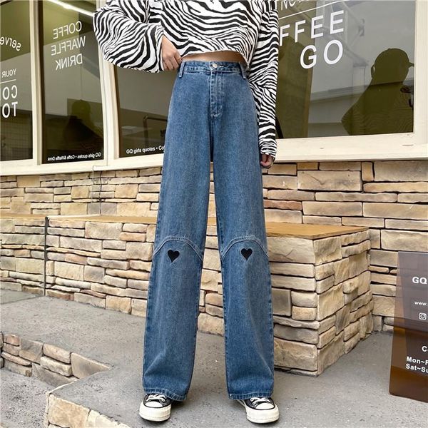 women's jeans spring and summer web celebrity korean version of loose pants versatile high waist show slim trend, Blue
women's jeans spring and summer web celebrity korean version of loose pants versatile high waist show slim trend, Blue