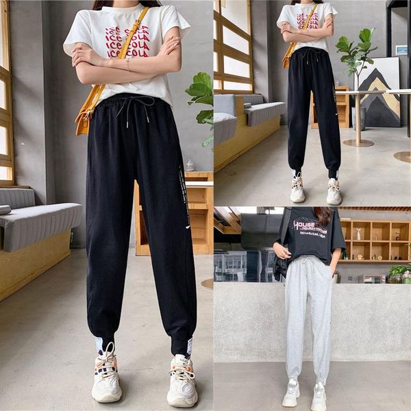 women's pants & capris women jogging loose long sports fitness trousers solid ladies drawstring harem outdoor running casual, Black;white
women's pants & capris women jogging loose long sports fitness trousers solid ladies drawstring harem outdoor running casual, Black;white