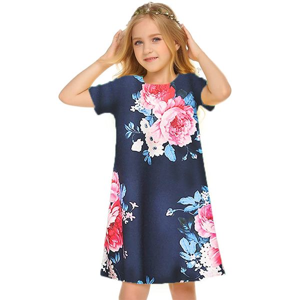 dark blue dress, short-sleeved printed dress, children's casual dress, a-line skirt, knee-length, simple, elegant and colorful 5-15 yea, Red;yellow
dark blue dress, short-sleeved printed dress, children's casual dress, a-line skirt, knee-length, simple, elegant and colorful 5-15 yea, Red;yellow