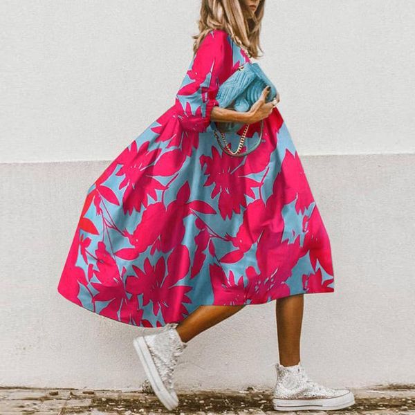 casual dresses flower print dress 2021 sundress women vintage party woman plus size loose for, Black;gray
casual dresses flower print dress 2021 sundress women vintage party woman plus size loose for, Black;gray