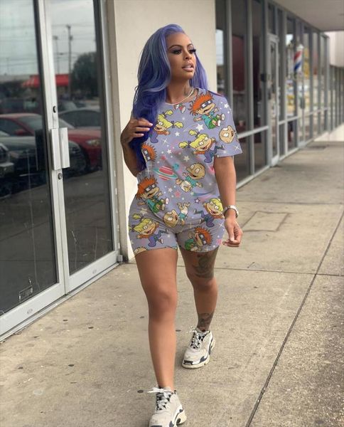 floral print slim outfit womens pants tracksuit two pieces set cartoon high elastic skinny female sportwear, White
floral print slim outfit womens pants tracksuit two pieces set cartoon high elastic skinny female sportwear, White