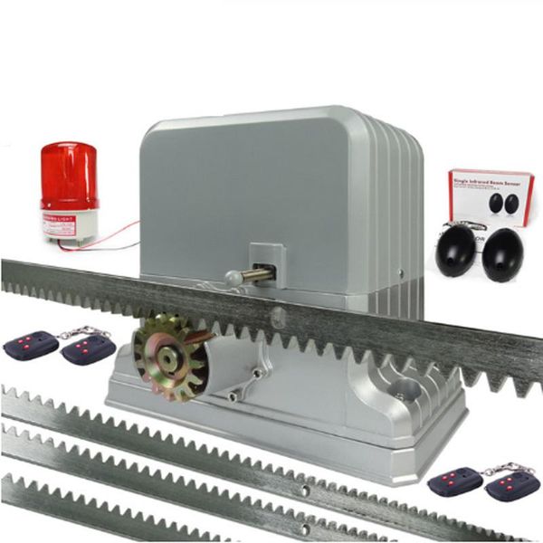 open vehicle 1800kg sliding gate opener with 4m racks 1pcell 1alarm light remote controller optional
open vehicle 1800kg sliding gate opener with 4m racks 1pcell 1alarm light remote controller optional