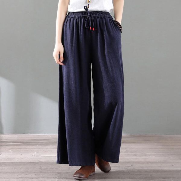 women's pants & capris 2021 spring autumn large size loose casual elastic waist trousers ladies drawstring pocket all-match, Black;white
women's pants & capris 2021 spring autumn large size loose casual elastic waist trousers ladies drawstring pocket all-match, Black;white