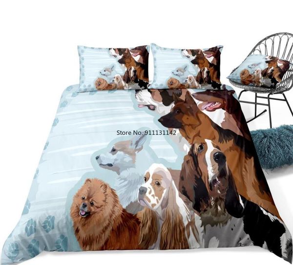 bedding sets 3 pieces dogs duvet cover set blue bed doberman basset hound cocker spaniel home textiles cartoon kids dropship
bedding sets 3 pieces dogs duvet cover set blue bed doberman basset hound cocker spaniel home textiles cartoon kids dropship