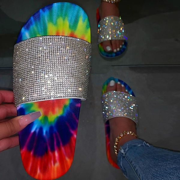 slippers summer shoes women sandals 2021 rhinestone flat open toe rendering ladies slip on comfy leisure flats female, Black
slippers summer shoes women sandals 2021 rhinestone flat open toe rendering ladies slip on comfy leisure flats female, Black