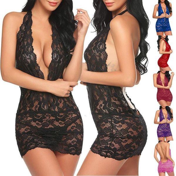 women v-neck night dress sleepwear large size lace teddy babydoll nightwear femme halter bodysuit pyjamas lingerie, Black;red
women v-neck night dress sleepwear large size lace teddy babydoll nightwear femme halter bodysuit pyjamas lingerie, Black;red