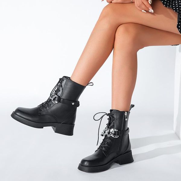 boots ankle size 35-40 chunky motorcycle for women autumn 2021 fashion round toe lace-up combat ladies shoes, Black
boots ankle size 35-40 chunky motorcycle for women autumn 2021 fashion round toe lace-up combat ladies shoes, Black