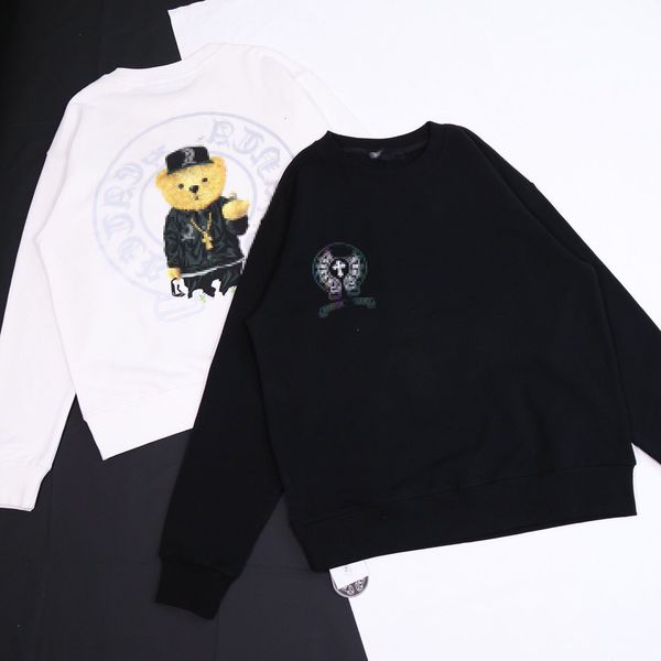 round 2021 autumn new croix neck sweater trend sanskrit back bear lovers' trend, Black
round 2021 autumn new croix neck sweater trend sanskrit back bear lovers' trend, Black