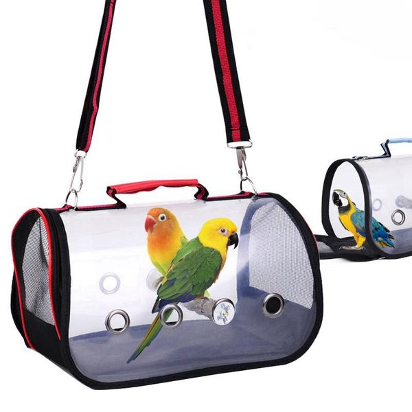 birds transparent carrying case out carrier with removable standing bar breathable travel cage single shoulder for parrot
birds transparent carrying case out carrier with removable standing bar breathable travel cage single shoulder for parrot
