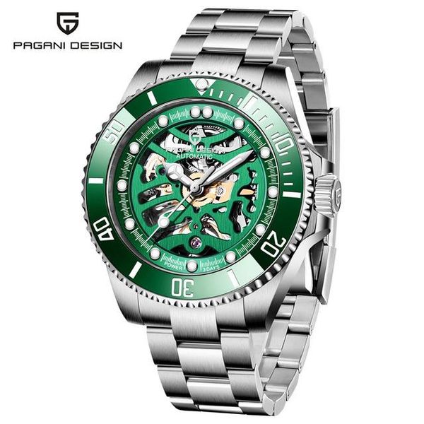 wristwatches pagani design men watches mechanical watch automatic 100m waterproof for sport clock male relogio masculino, Slivery;brown
wristwatches pagani design men watches mechanical watch automatic 100m waterproof for sport clock male relogio masculino, Slivery;brown