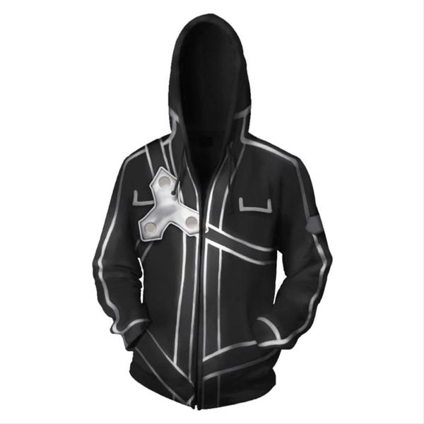 men's hoodies & sweatshirts sword art online sao hoodie kirito/kirigaya kazuto cosplay costume men/women 3d print sweatshirt pullover z, Black
men's hoodies & sweatshirts sword art online sao hoodie kirito/kirigaya kazuto cosplay costume men/women 3d print sweatshirt pullover z, Black