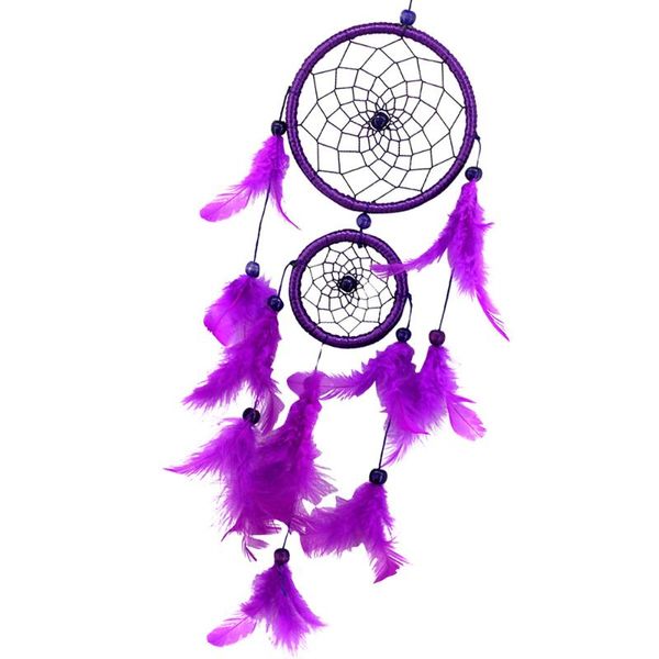 decorative objects & figurines 1pc dream catcher hanging ornament double ring home wall decor
decorative objects & figurines 1pc dream catcher hanging ornament double ring home wall decor
