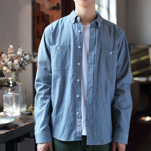 men's casual shirts 2021 autumn long-sleeve men striprd pure color all-match fashion tideway shirt, White;black
men's casual shirts 2021 autumn long-sleeve men striprd pure color all-match fashion tideway shirt, White;black
