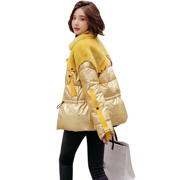 gold glossy winter et women down parkas coat female warm parka short fashion slim duck outerwear, Black
gold glossy winter et women down parkas coat female warm parka short fashion slim duck outerwear, Black