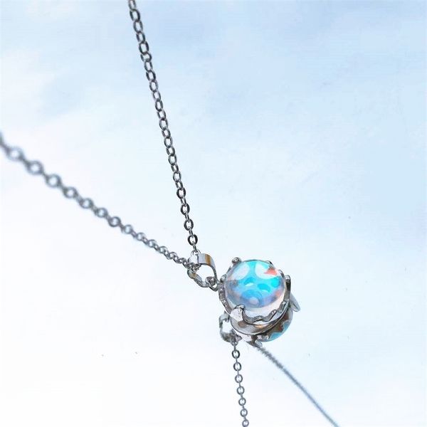 moonstone necklace, dream island, water drop, ocean, wind blue crystal, small fresh personality, forest girl jewelry, silver, Black
moonstone necklace, dream island, water drop, ocean, wind blue crystal, small fresh personality, forest girl jewelry, silver, Black
