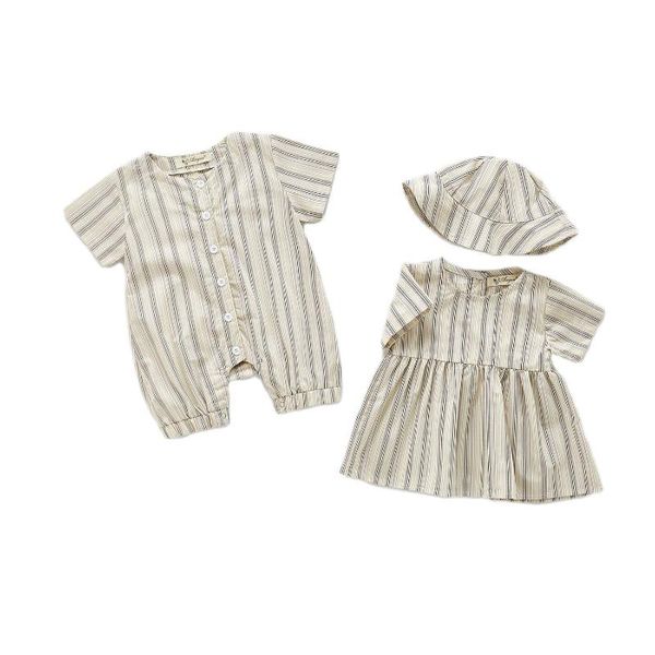jumpsuits korean girls rompers summer born baby clothes cotton striped romper dress and hat toddler boy lovely clothing kids 0-24m, Blue
jumpsuits korean girls rompers summer born baby clothes cotton striped romper dress and hat toddler boy lovely clothing kids 0-24m, Blue