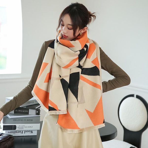 scarves color matching bandanna winter cashmere thick shawls autumn 190x65cm dustproof beach towel two-sided tassels, Blue;gray
scarves color matching bandanna winter cashmere thick shawls autumn 190x65cm dustproof beach towel two-sided tassels, Blue;gray