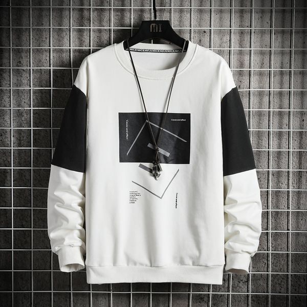 solid color print black white sweatshirt men's hoodies spring autumn hoody casual streetwear clothes kg-808
solid color print black white sweatshirt men's hoodies spring autumn hoody casual streetwear clothes kg-808