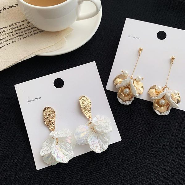 dangle & chandelier cute long women earrings flower pedals shell ear clip white ladies fashion jewelry accessaries, Silver
dangle & chandelier cute long women earrings flower pedals shell ear clip white ladies fashion jewelry accessaries, Silver