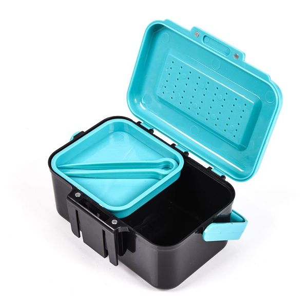 fishing accessories abs plastic box bait case large capacity double-layer portable live storage maggot container
fishing accessories abs plastic box bait case large capacity double-layer portable live storage maggot container