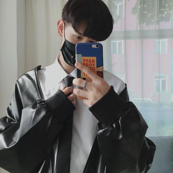 men's leather jacket 2021 autumn and winter plus velvet motorcycle clothing young people fashion jackets, Black;brown
men's leather jacket 2021 autumn and winter plus velvet motorcycle clothing young people fashion jackets, Black;brown