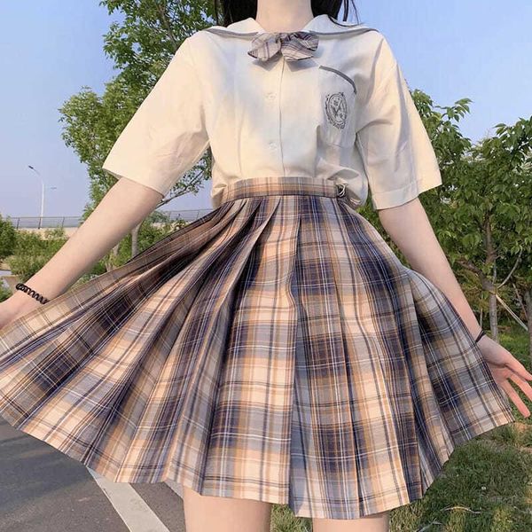 skirts women brown black goth pleated plaid skirt korea high waist mini japanese school harajuku cosplay anime sailor suit
skirts women brown black goth pleated plaid skirt korea high waist mini japanese school harajuku cosplay anime sailor suit