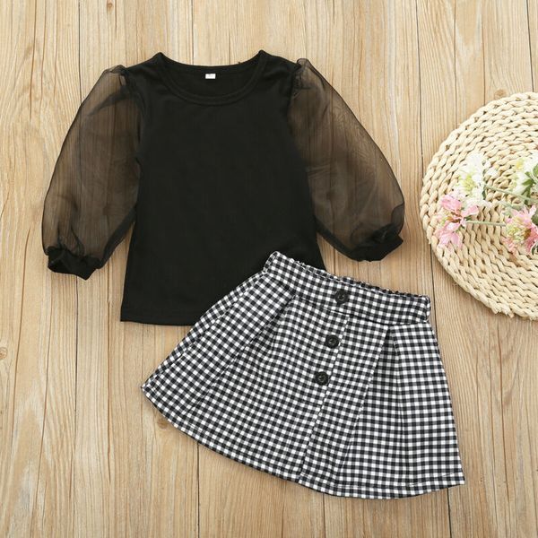 toddler clothes sets girls lace puff sleeve t shirts plaid a-line mini skirts baby outfits1-6y, White
toddler clothes sets girls lace puff sleeve t shirts plaid a-line mini skirts baby outfits1-6y, White
