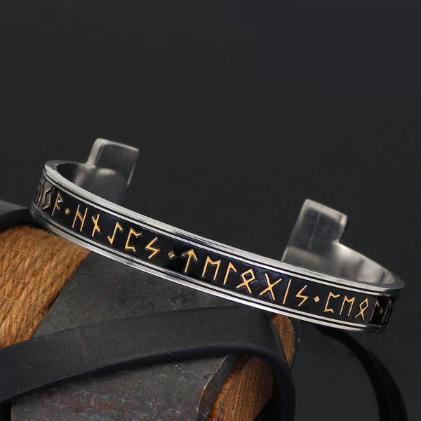 new titanium steel viking luna bracelet personalized digital rune bracelet with adjustable mouth, Silver
new titanium steel viking luna bracelet personalized digital rune bracelet with adjustable mouth, Silver