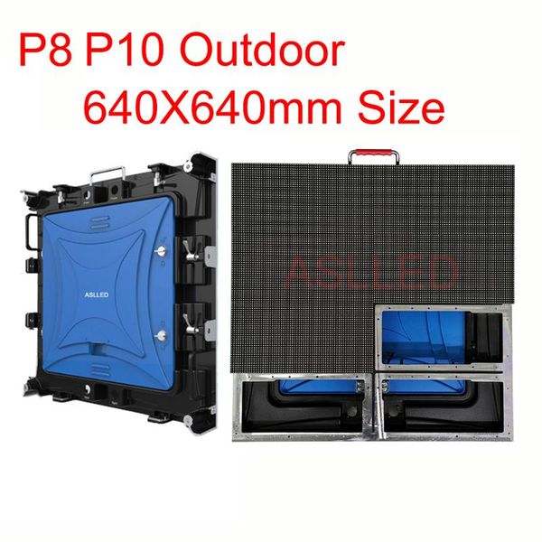 p8 p10 led screen die-cast aluminum cabinet 640x640mm hub75 interface outdoor waterproof led sign board factory customization
p8 p10 led screen die-cast aluminum cabinet 640x640mm hub75 interface outdoor waterproof led sign board factory customization