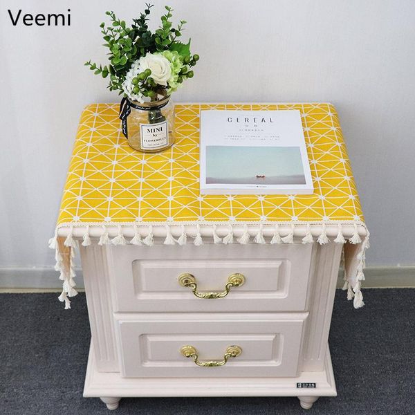 table cloth nordic white yellow grid triangle cotton and linen tablecloth bedside cupboard shoe cabinet cover with tassels tv
table cloth nordic white yellow grid triangle cotton and linen tablecloth bedside cupboard shoe cabinet cover with tassels tv