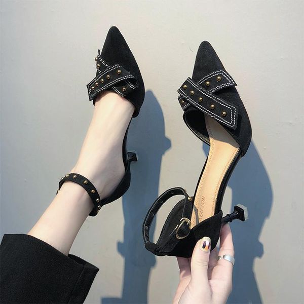 dress shoes 2021 spring women pointed toe buckle summer high heels stiletto rivet solid blue fashion single female, Black
dress shoes 2021 spring women pointed toe buckle summer high heels stiletto rivet solid blue fashion single female, Black