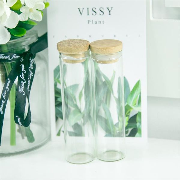 5pcs 50ml fine workmanship of transparent glass bottle have bamboo wood rubber lid originality ornament artwork storage pot
5pcs 50ml fine workmanship of transparent glass bottle have bamboo wood rubber lid originality ornament artwork storage pot