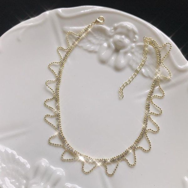 chokers fashion simple small wave necklace bead chain ladies short choker clavicle jewelry for women korean, Golden;silver
chokers fashion simple small wave necklace bead chain ladies short choker clavicle jewelry for women korean, Golden;silver