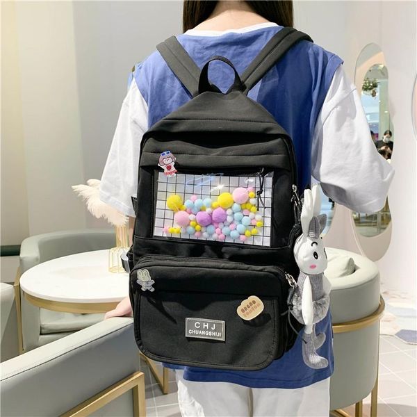 school bags 2021 japanese fashion women's backpack twill canvas bookbags for teenage girls large-capacity outdoor travel backpacks
school bags 2021 japanese fashion women's backpack twill canvas bookbags for teenage girls large-capacity outdoor travel backpacks