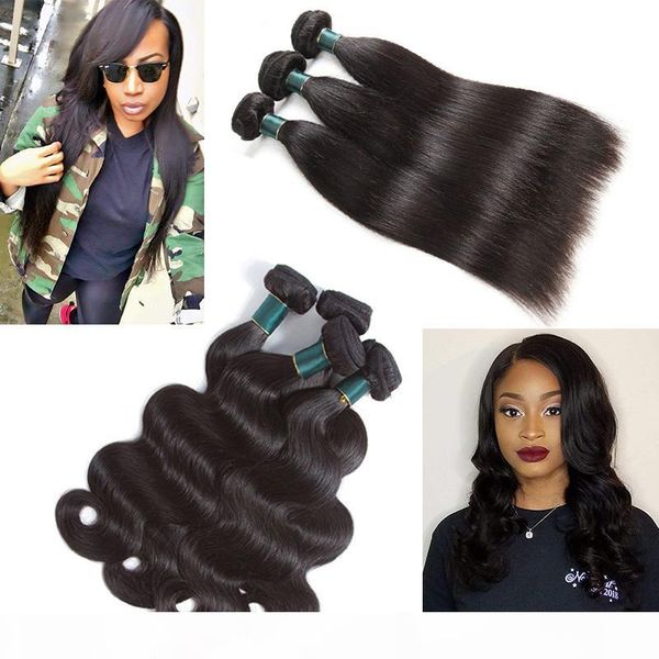 real remy human hair 3 4 bundles straight body wave unprocessed brazilian virgin hair weave wefts hair extension grade 10a natural color, Black
real remy human hair 3 4 bundles straight body wave unprocessed brazilian virgin hair weave wefts hair extension grade 10a natural color, Black