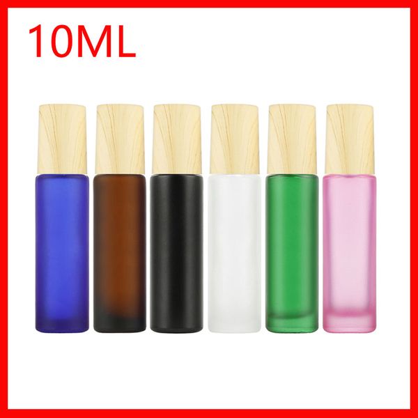 10ml matt scrub glass essential oil bottle stainless steel roller ball w wood grain cover perfume 100pcs/lot
10ml matt scrub glass essential oil bottle stainless steel roller ball w wood grain cover perfume 100pcs/lot