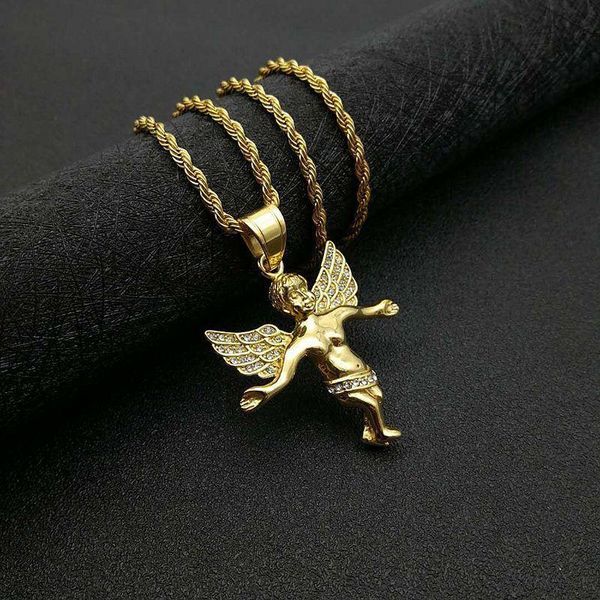 pendant necklaces potcet korea 2021 fashion trend stainless steel neutral angel necklace geometric hippiece jewelry, Silver
pendant necklaces potcet korea 2021 fashion trend stainless steel neutral angel necklace geometric hippiece jewelry, Silver