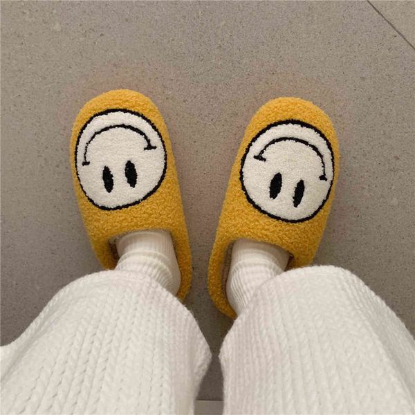 20ss2023women's retro open toe fluffy cute smiley face slippers plush comfy warm slip-on slippers for girls boys warm house shoes h1115, Black
20ss2023women's retro open toe fluffy cute smiley face slippers plush comfy warm slip-on slippers for girls boys warm house shoes h1115, Black