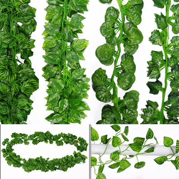 12pcs green leaf artificial plant ivy wreath ceiling rattan home bedroom party diy wedding wall decoration simulation plant
12pcs green leaf artificial plant ivy wreath ceiling rattan home bedroom party diy wedding wall decoration simulation plant