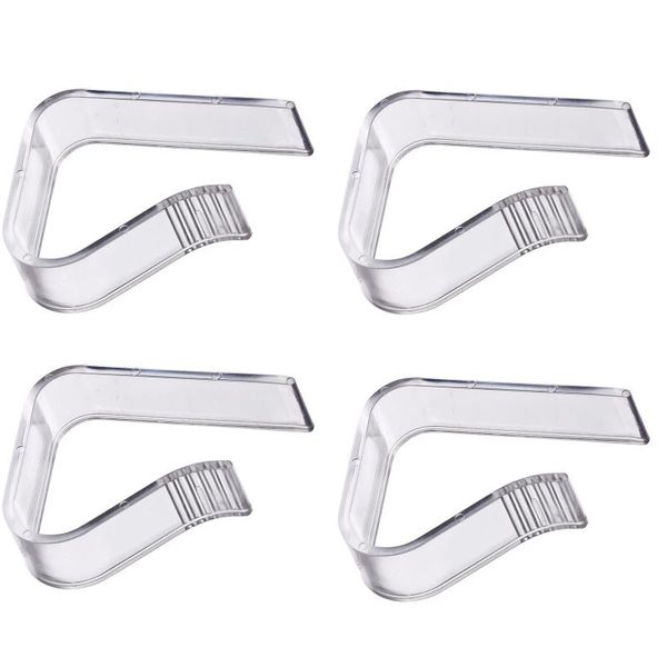 hooks & rails 4pcs plastic transparent table cloth clip wedding promenade cover holder tablecloth stable clips for tables up 45mm thick
hooks & rails 4pcs plastic transparent table cloth clip wedding promenade cover holder tablecloth stable clips for tables up 45mm thick