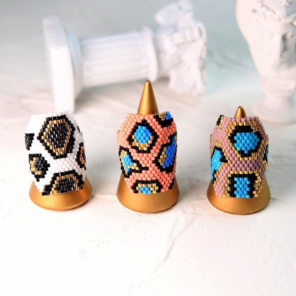 cluster rings fairywoo leopard ring for women japan miyuki beaded fashion jewelry handmade beads animal print accessories wholesale, Golden;silver
cluster rings fairywoo leopard ring for women japan miyuki beaded fashion jewelry handmade beads animal print accessories wholesale, Golden;silver