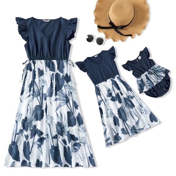 family matching outfits liligirl look outfit fashion printed clothes mommy and me clothing mother daughter baby girl sleeveless dress, Blue
family matching outfits liligirl look outfit fashion printed clothes mommy and me clothing mother daughter baby girl sleeveless dress, Blue