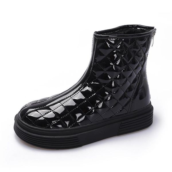 boots platform winter snow microfiber comfort warm ankle for women chunky fashion low3cm flat heel short boot shoes woman, Black
boots platform winter snow microfiber comfort warm ankle for women chunky fashion low3cm flat heel short boot shoes woman, Black