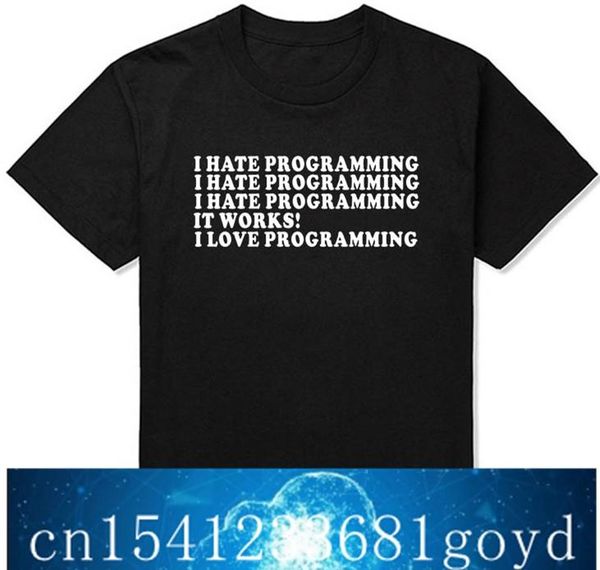 men's t-shirts summer i hate programming funny computer programmer coding t shirts short sleeve o neck fashion male, White;black
men's t-shirts summer i hate programming funny computer programmer coding t shirts short sleeve o neck fashion male, White;black