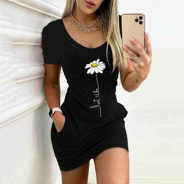 women's swimwear women summer dresses floral printed high waist short sleevele dress pockets fitness sundress beach party vestidos fema, White;black
women's swimwear women summer dresses floral printed high waist short sleevele dress pockets fitness sundress beach party vestidos fema, White;black